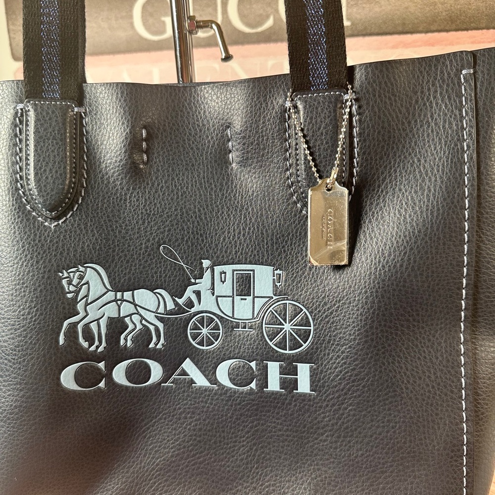 Coach Derby Navy and Light Blue Tote
NWOT - Picture 3 of 17